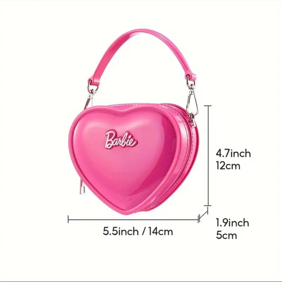 🆕 ‼️HOST PICK‼️ Barbie Series Love Heart Shaped Mini Bag 💗 - Picture 4 of 5